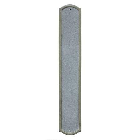 QUALARC 4.5 in. Knoll Brook Vertical Crushed Stone Do It Yourself Kit Address Plaque in Slate Color KNO-4619-SL